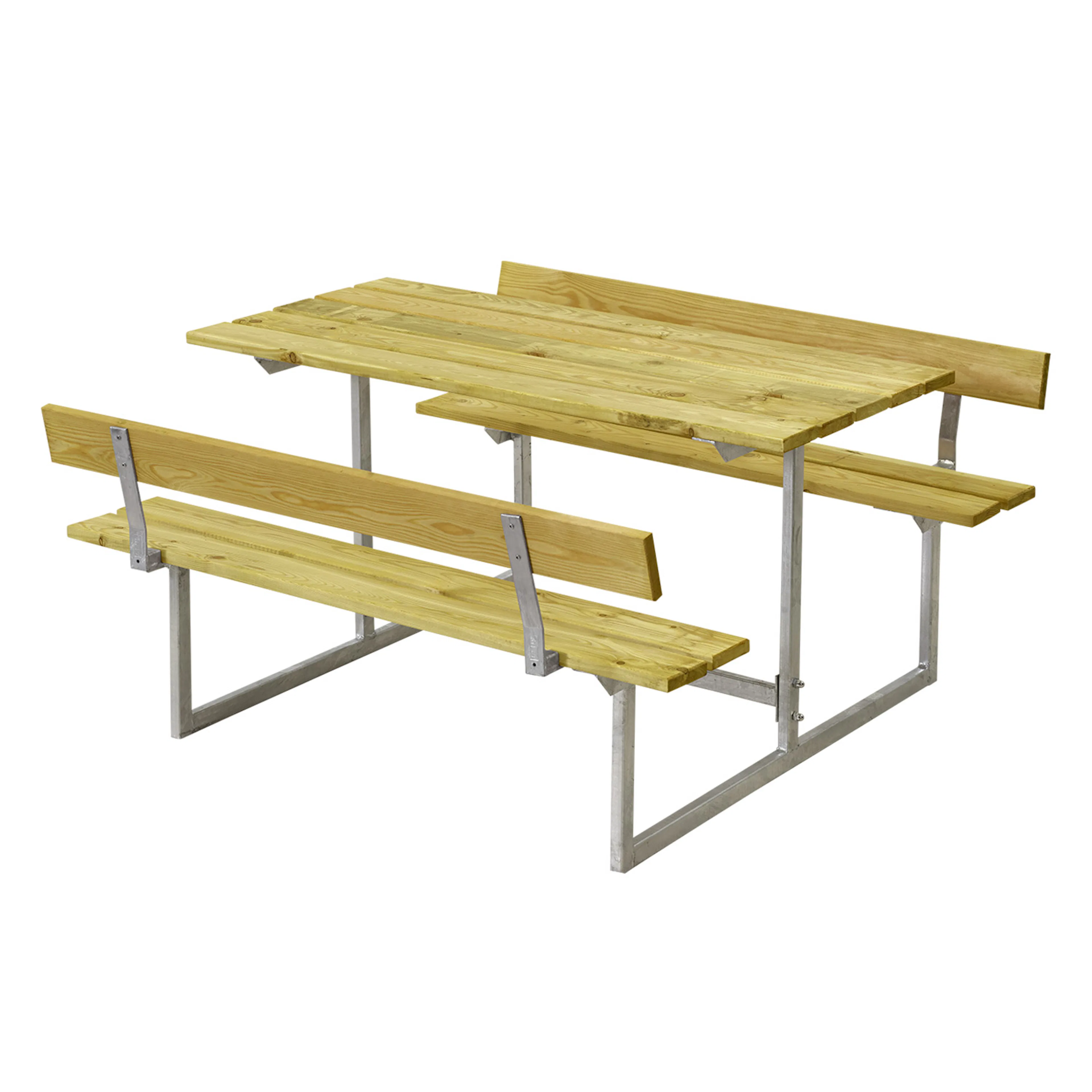 Basic Barn Bord-/Bänkset m/2 ryggstöd Trykkimpregnert, Med ryggstøtte