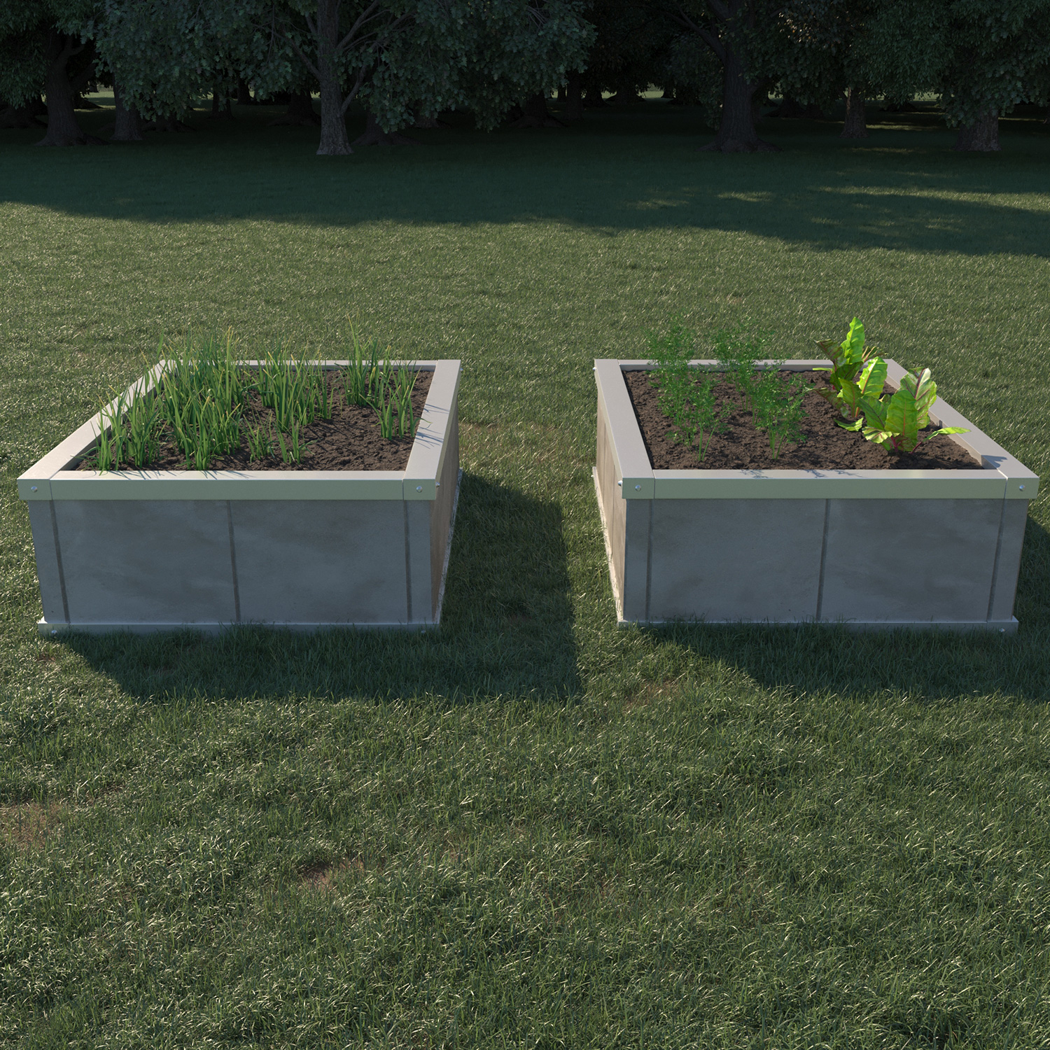 Plantekasse Skotte Garden for Betongplater Nr. 12