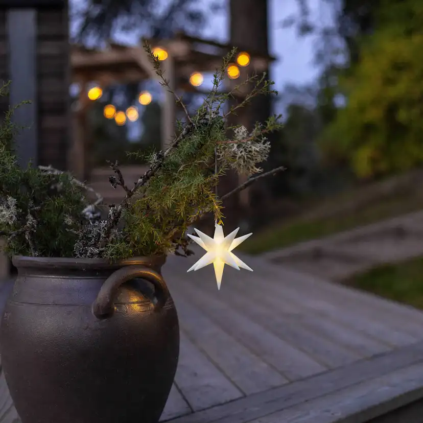 Mini Adventstjerne Star Trading Alice Moravian Star Batteridrevet
