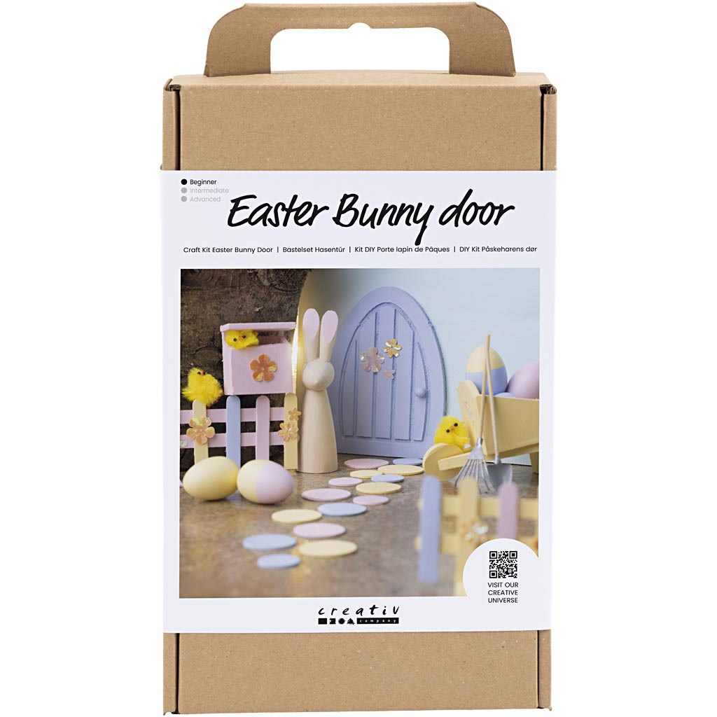 Påskeharens dør Creativ Company DIY Kit Pastellfarger
