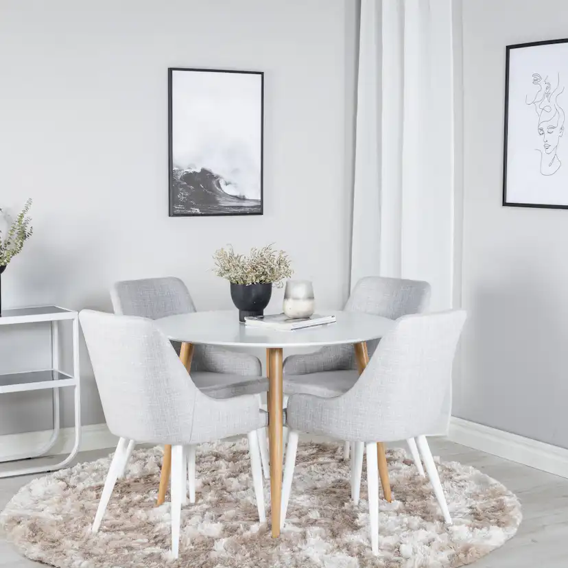 Spisegruppe Venture Home Plaza med 4stk Stoler
