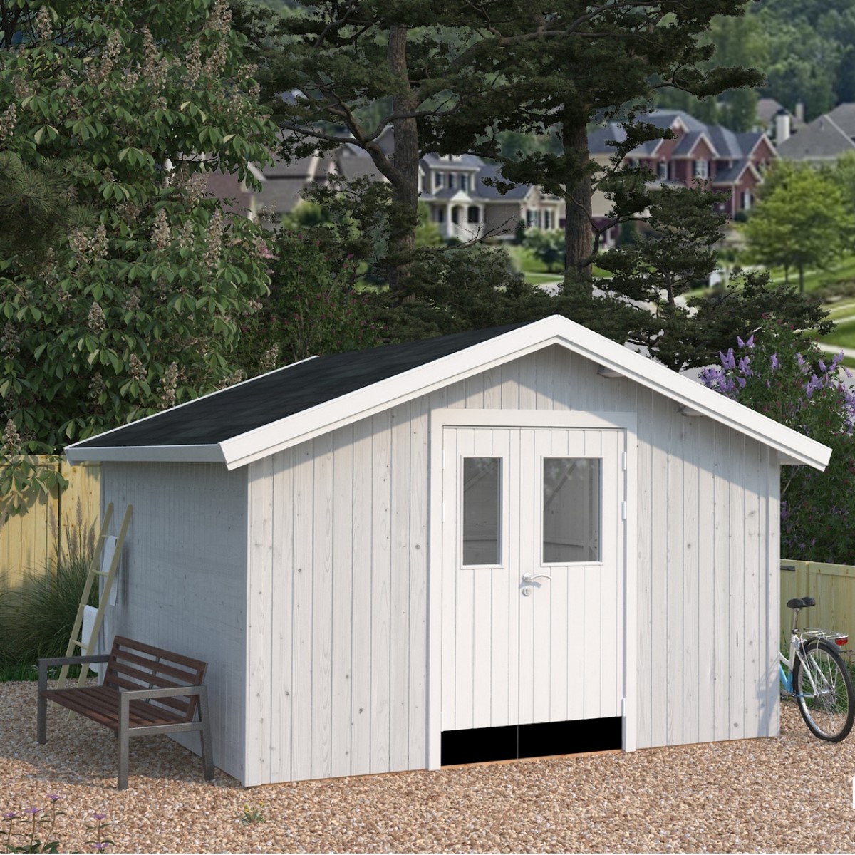 Redskapsbod Palmako Lucas 12,3 m2