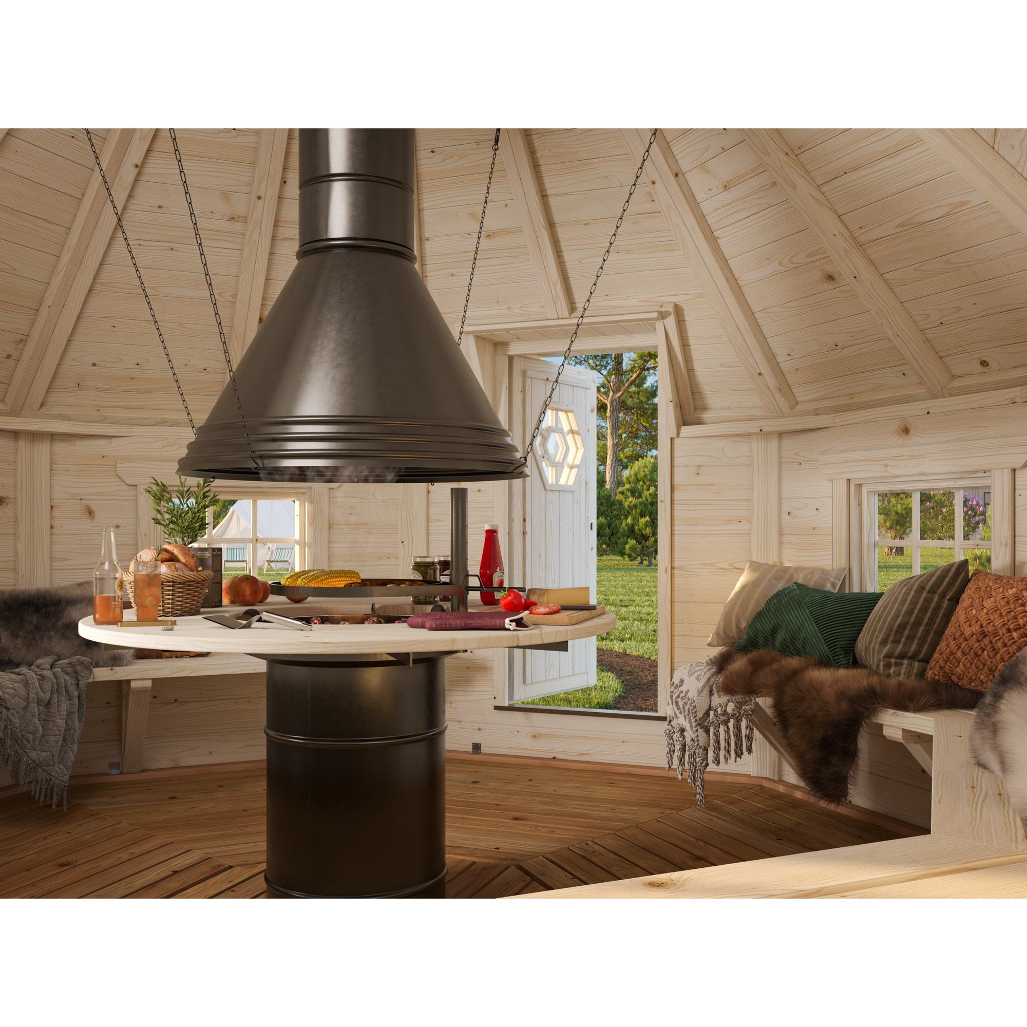 Grillhytte Palmako Eva 11,4 m2