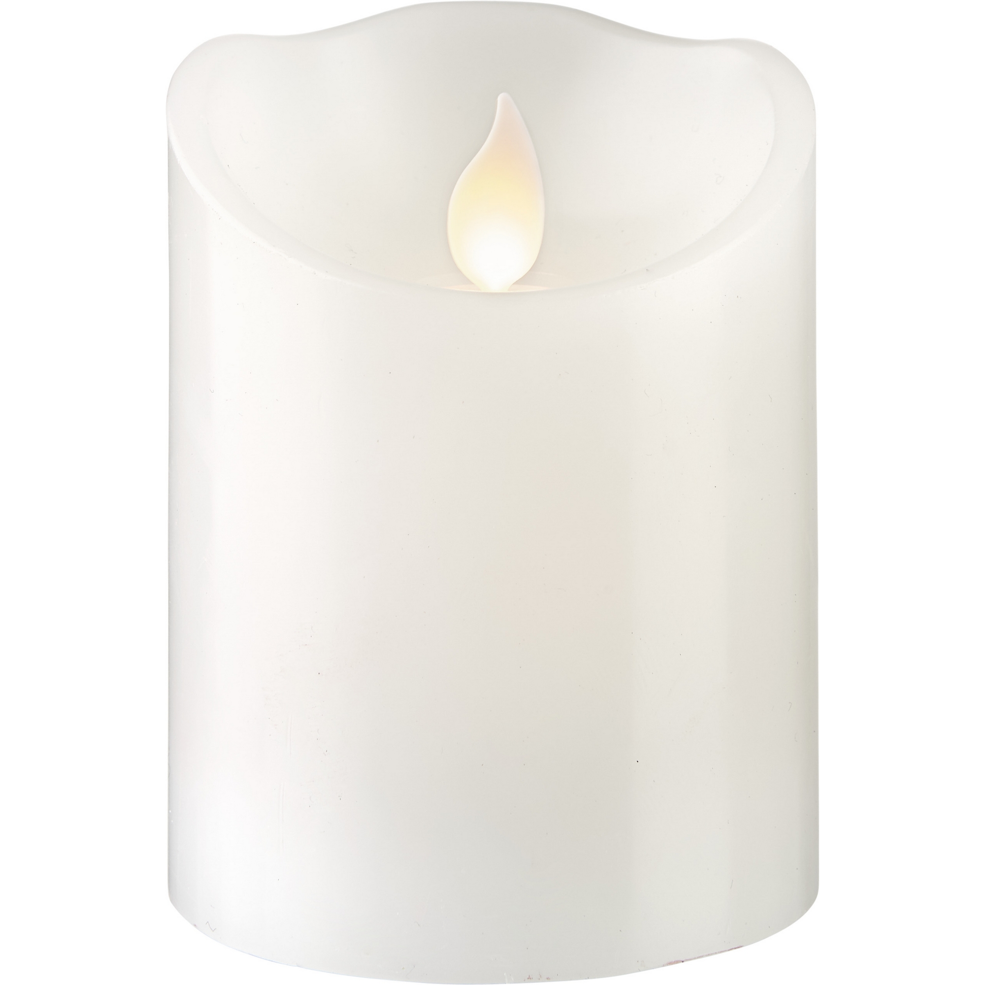 LEDBlockljusM-Twinkle Hvit, 10 cm