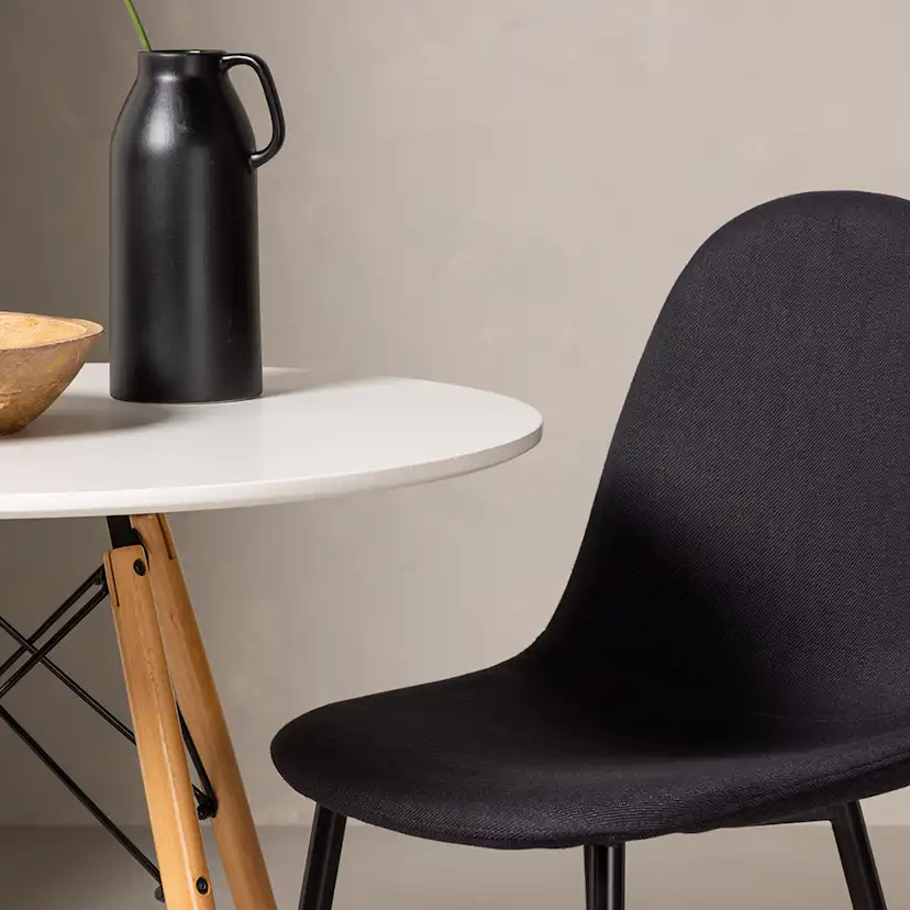 Spisegruppe Venture Home Danburi Ø 60 cm med 2 Polar Stoler