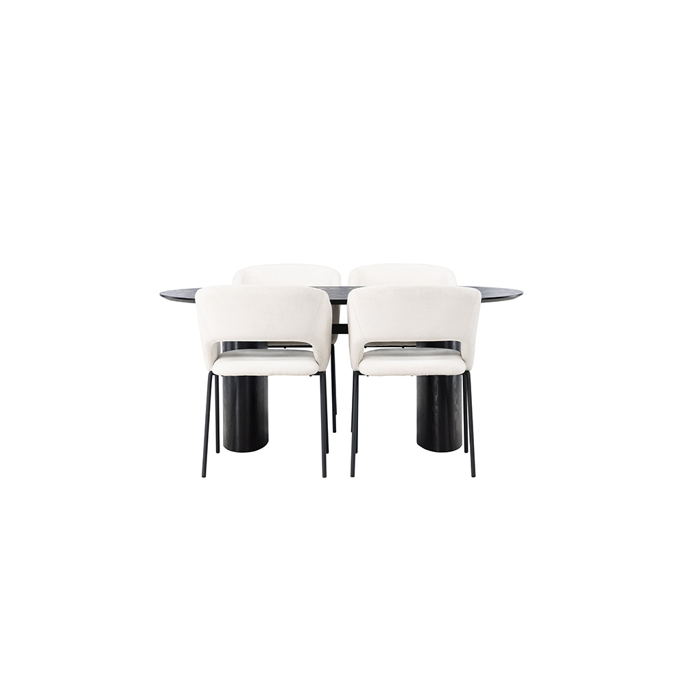 Spisegruppe Venture Home Isolde med 4 stk Day Stoler