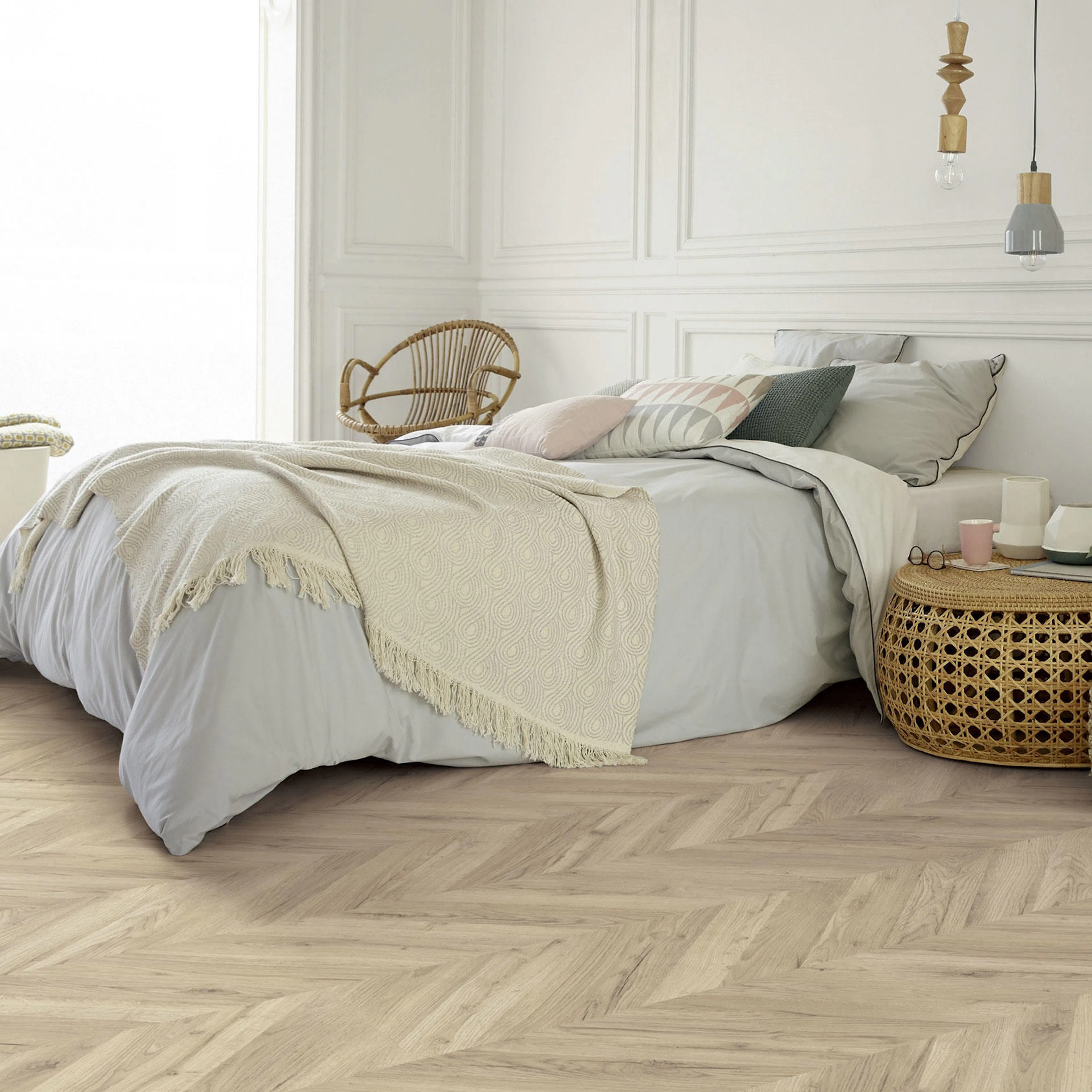 Laminatgolv Tarkett Lamin'Art Mellow Ek Beige 1-Stav