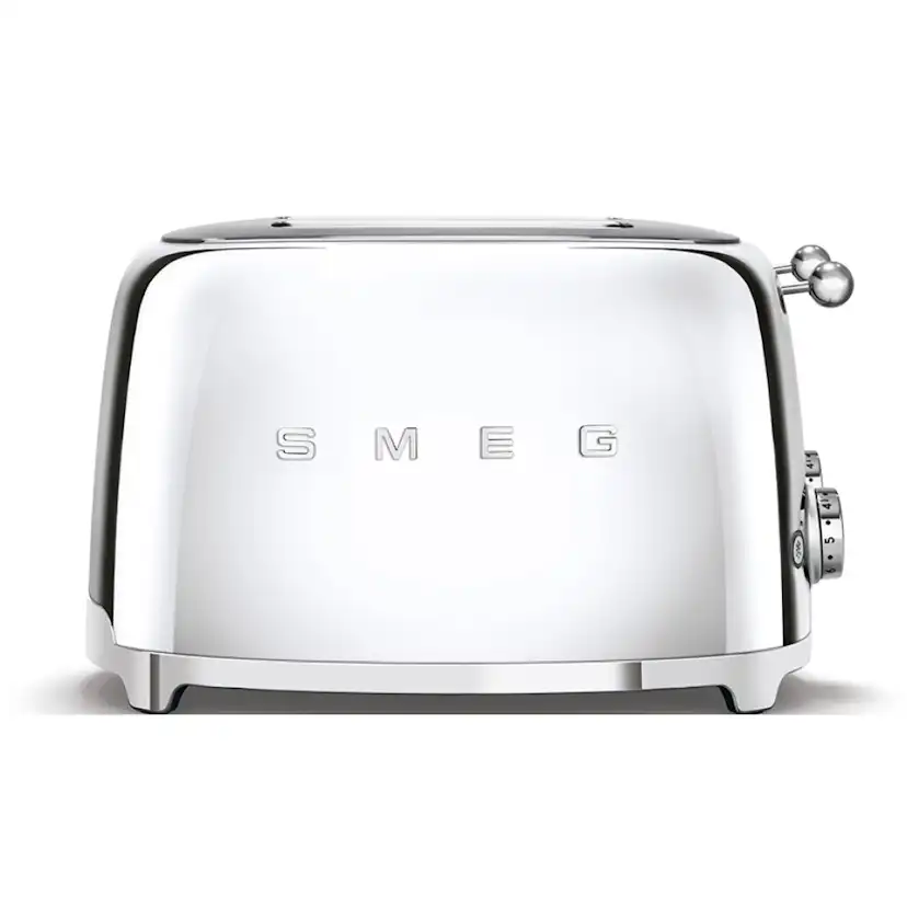 Brødrister Smeg TSF03SSEU Retro Krom med Ekstra Brede Spor