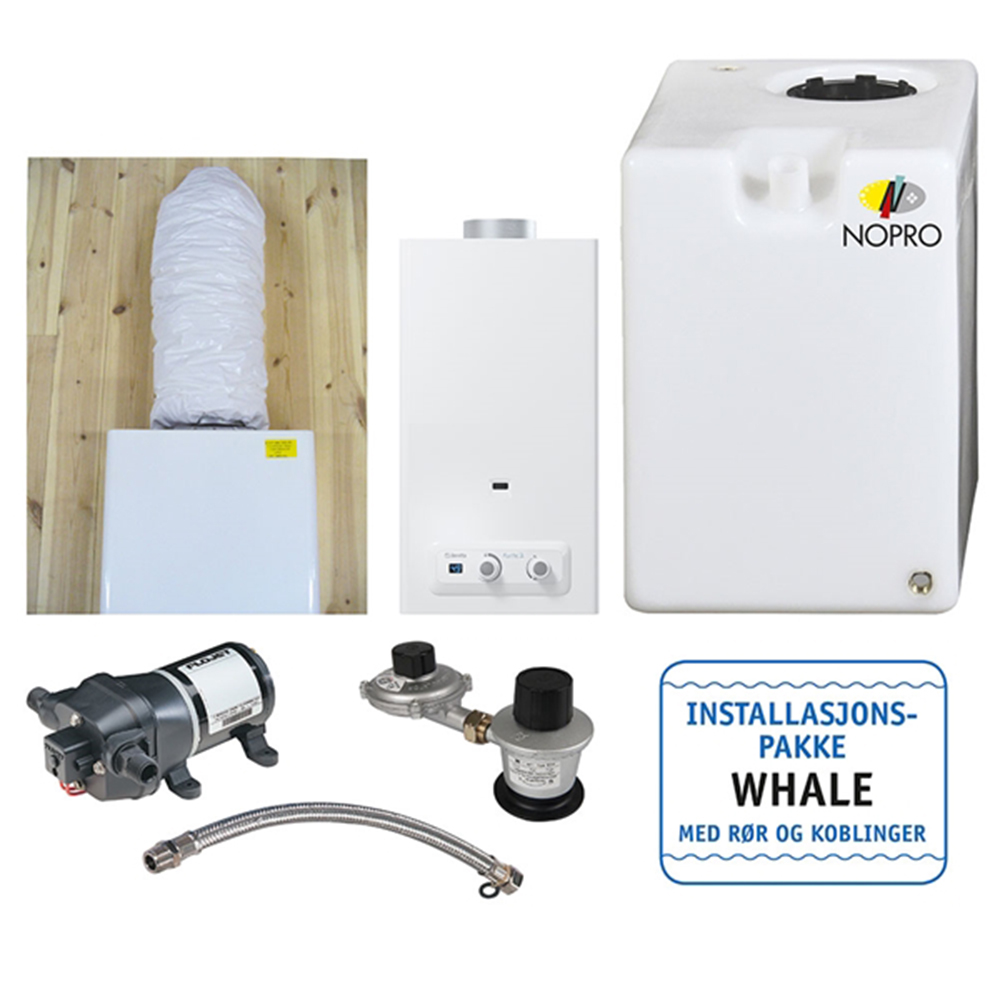 Vannpakke Sunwind 12 volt/ gass