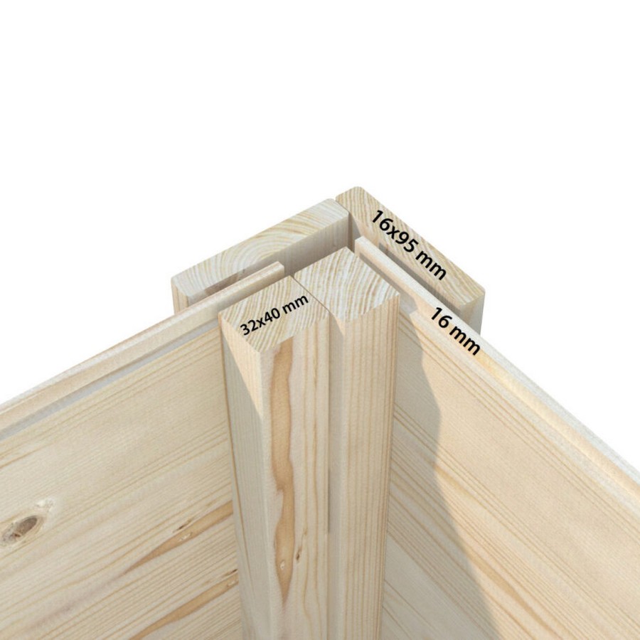 Redskapsbod Palmako Leif 3,0 + 2,9 m2