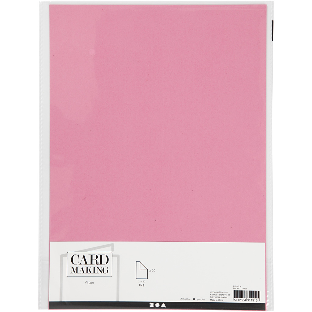 Papir Creativ Company A4 210x297 mm 20 stk/1 Pk