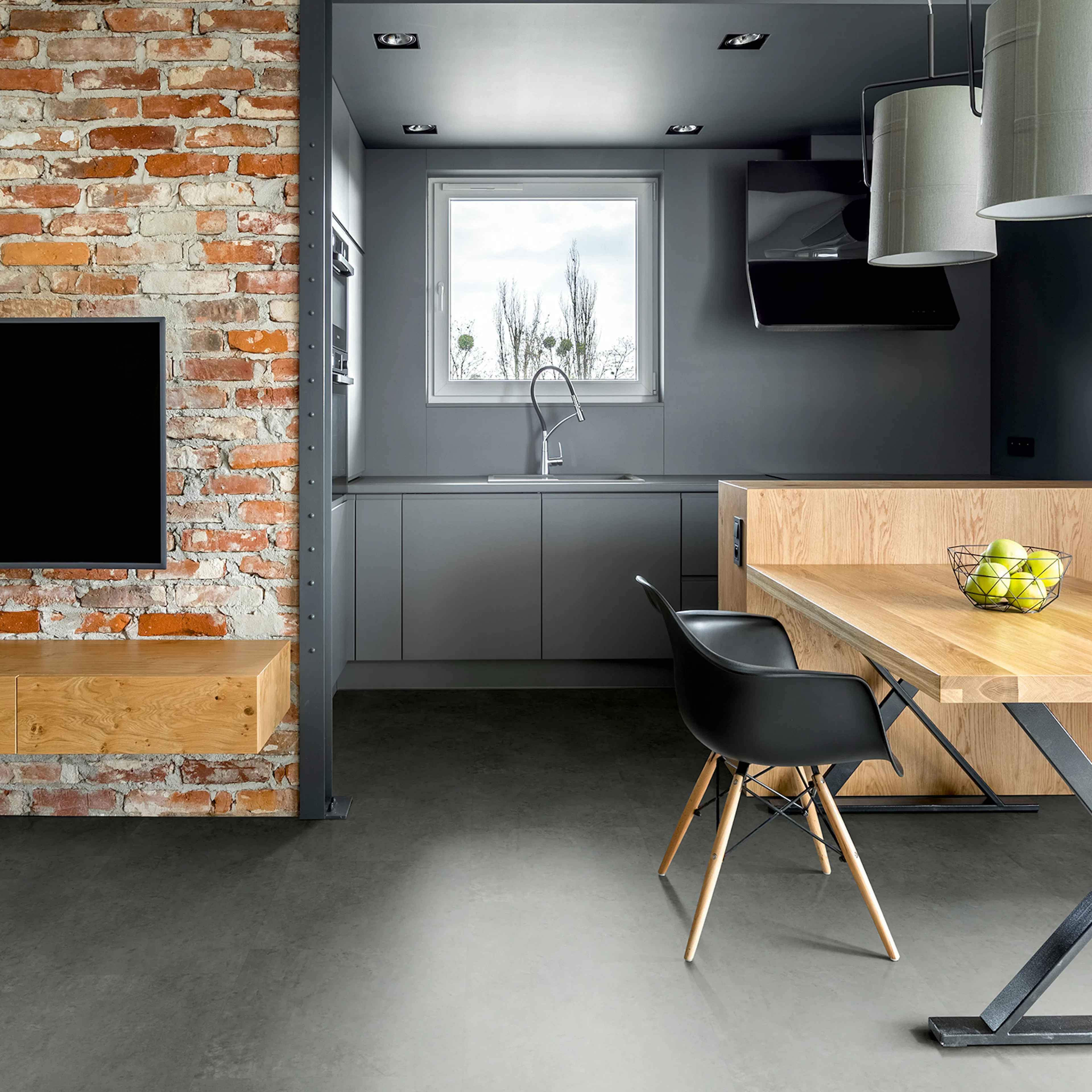 Vinylgulv Aspecta Elemental Multilayer 0,55 Moderne Betong Bexley