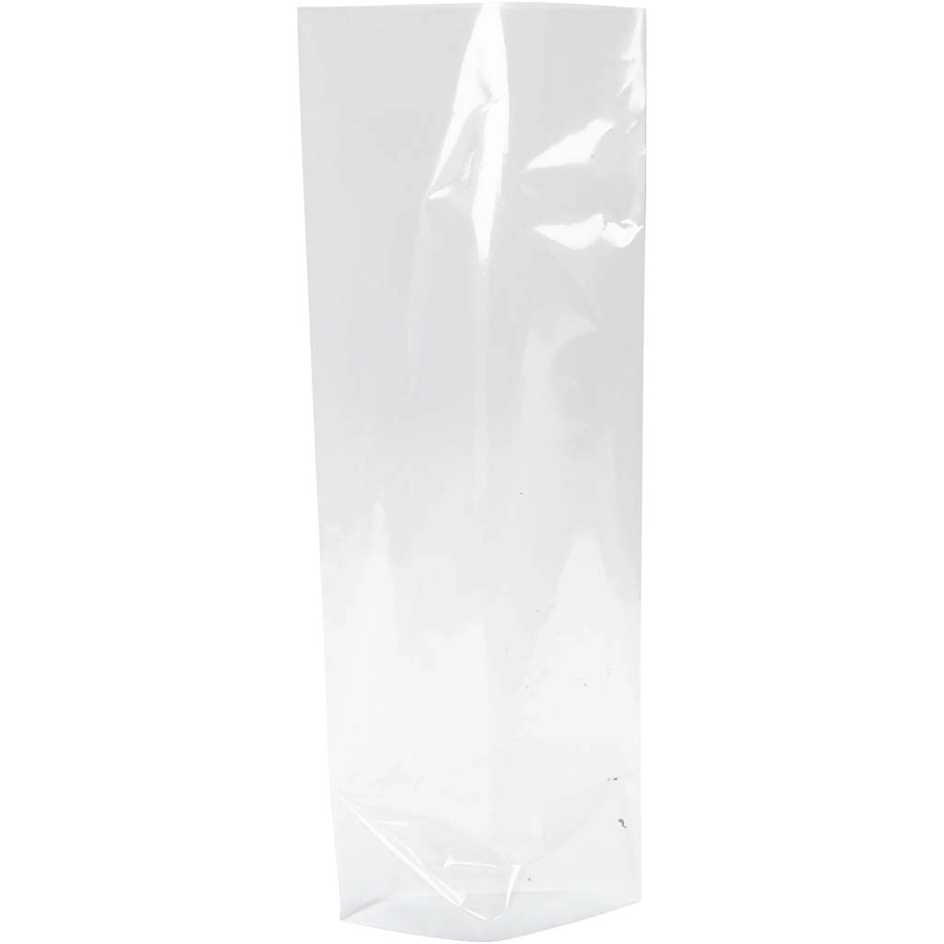 Cellofanpåse, H: 16 cm, stl. 6,5x4,5 cm, 200 st./ 1 förp. Høyde: 160 mm, 200 st