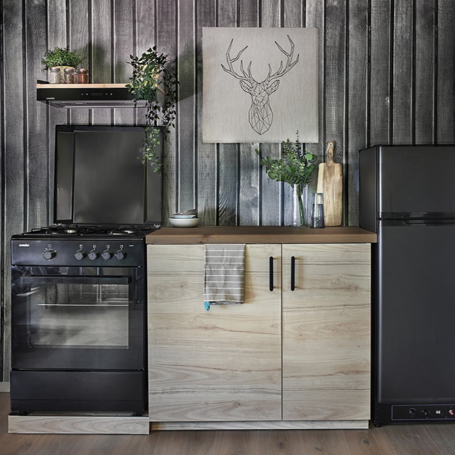 Gasskomfyr Sunwind Chef 60 Svart