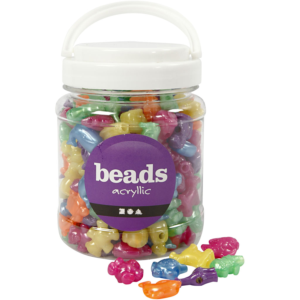 Figurmix Creativ Company Perlemorsfarger Str 25 mm Hullstr 4 mm 700 ml/1 Pk