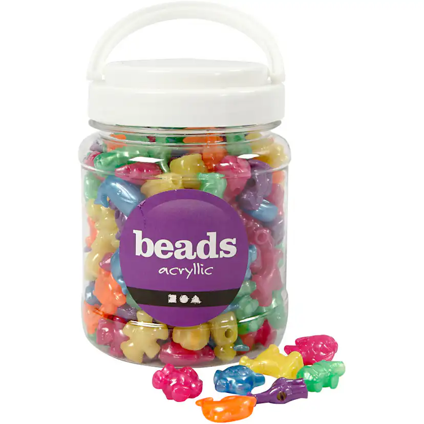 Figurmix Creativ Company Perlemorsfarger Str 25 mm Hullstr 4 mm 700 ml/1 Pk