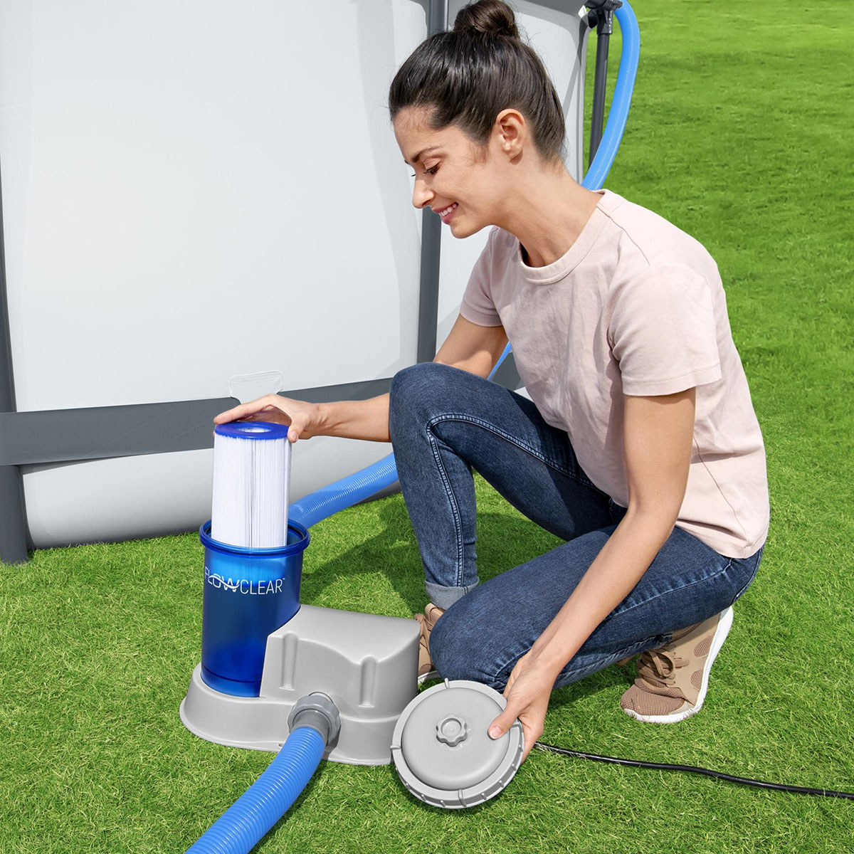 Filterpumpe Bestway Flowclear Transparent