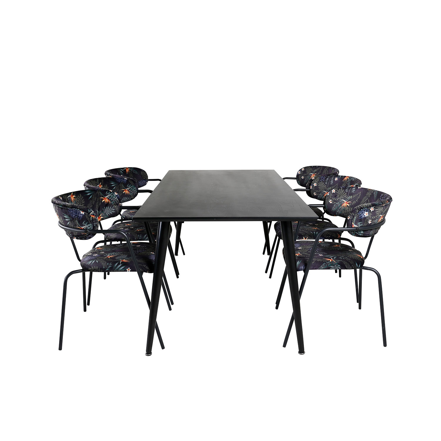 Spisegruppe Venture Home Dipp med 6 Arrow Stoler