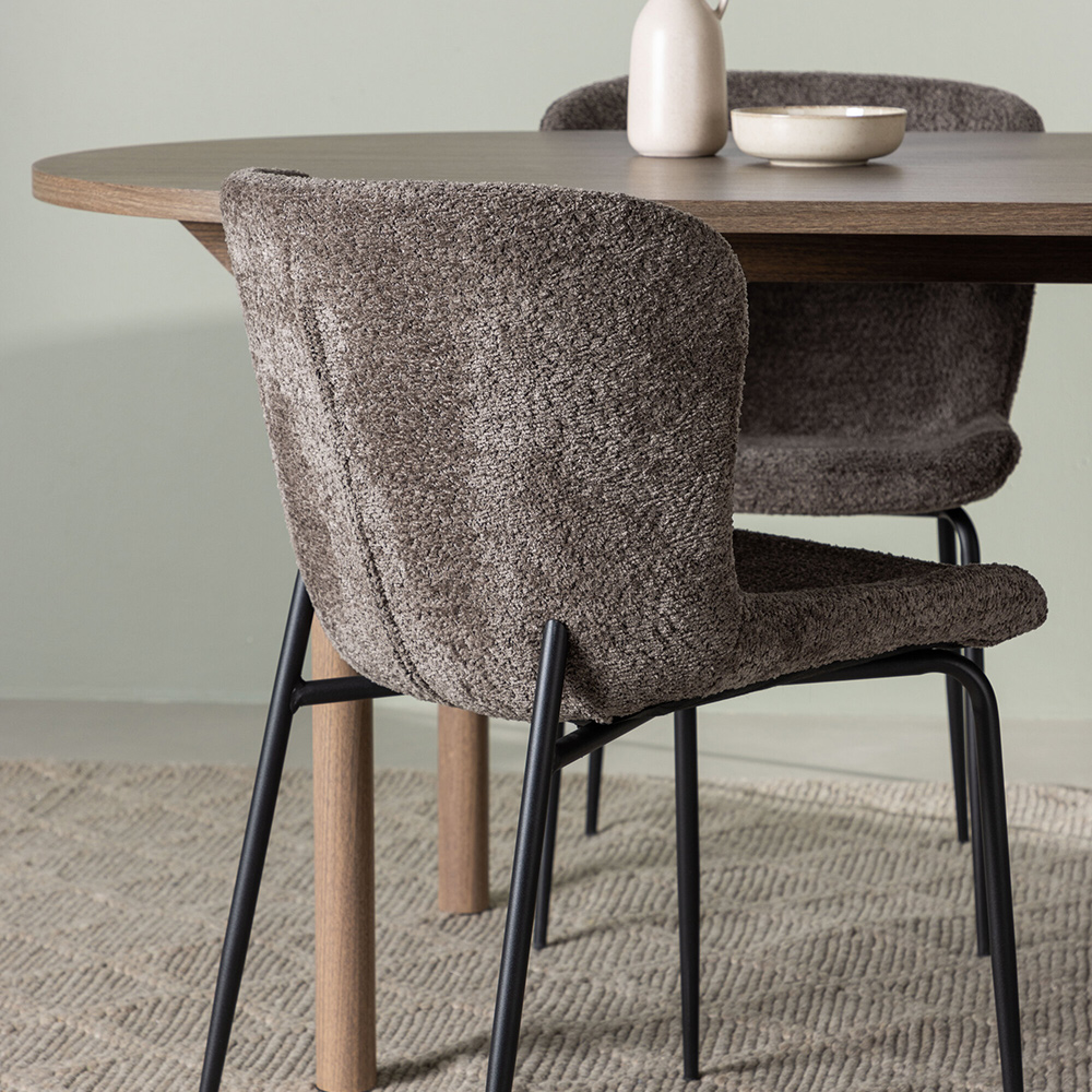 Spisegruppe Venture Home Andy med 4 Modesto Stoler