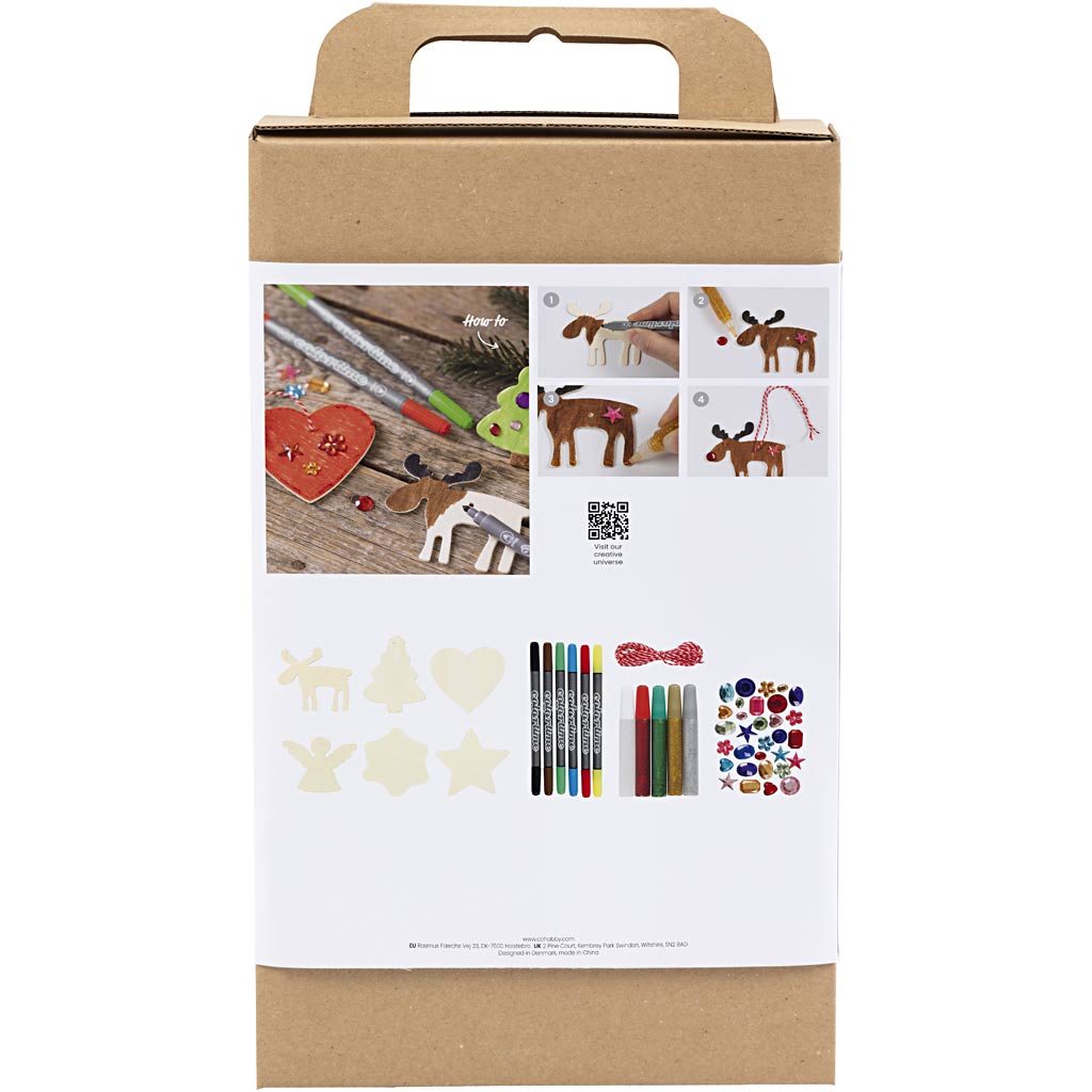 Juledekorasjoner Creativ Company DIY Kit Fargelegging