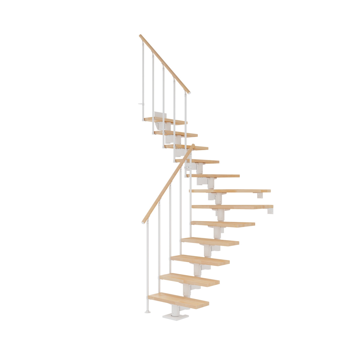 Plassbesparende Trapp Dolle Cork Bøk 1/4-Sving Classic II