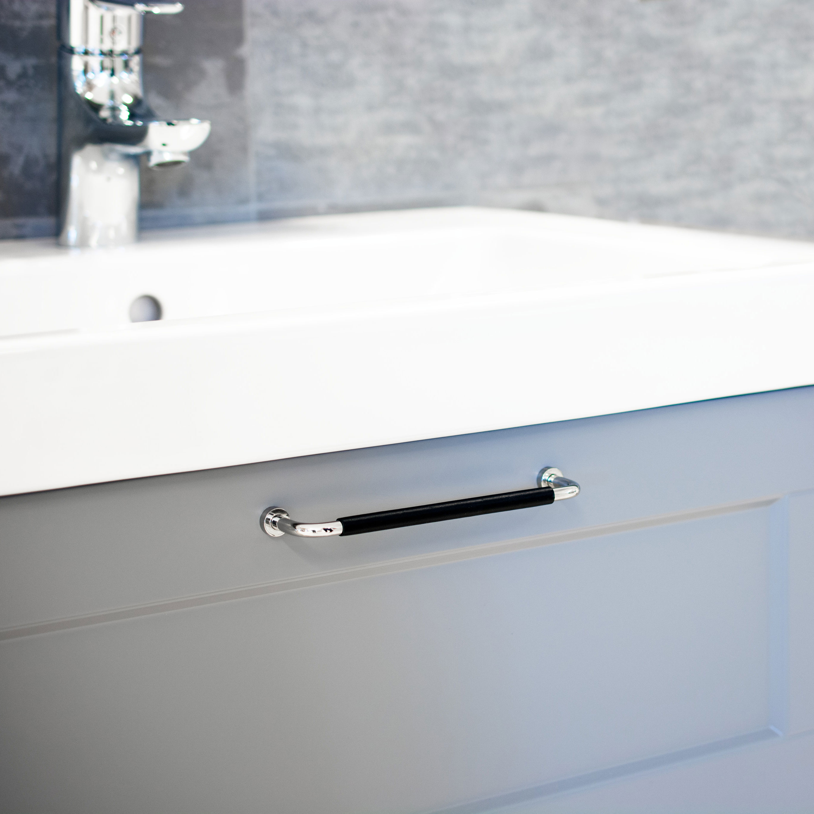 Håndtak Beslag Design Lounge 160 Skinntrukket