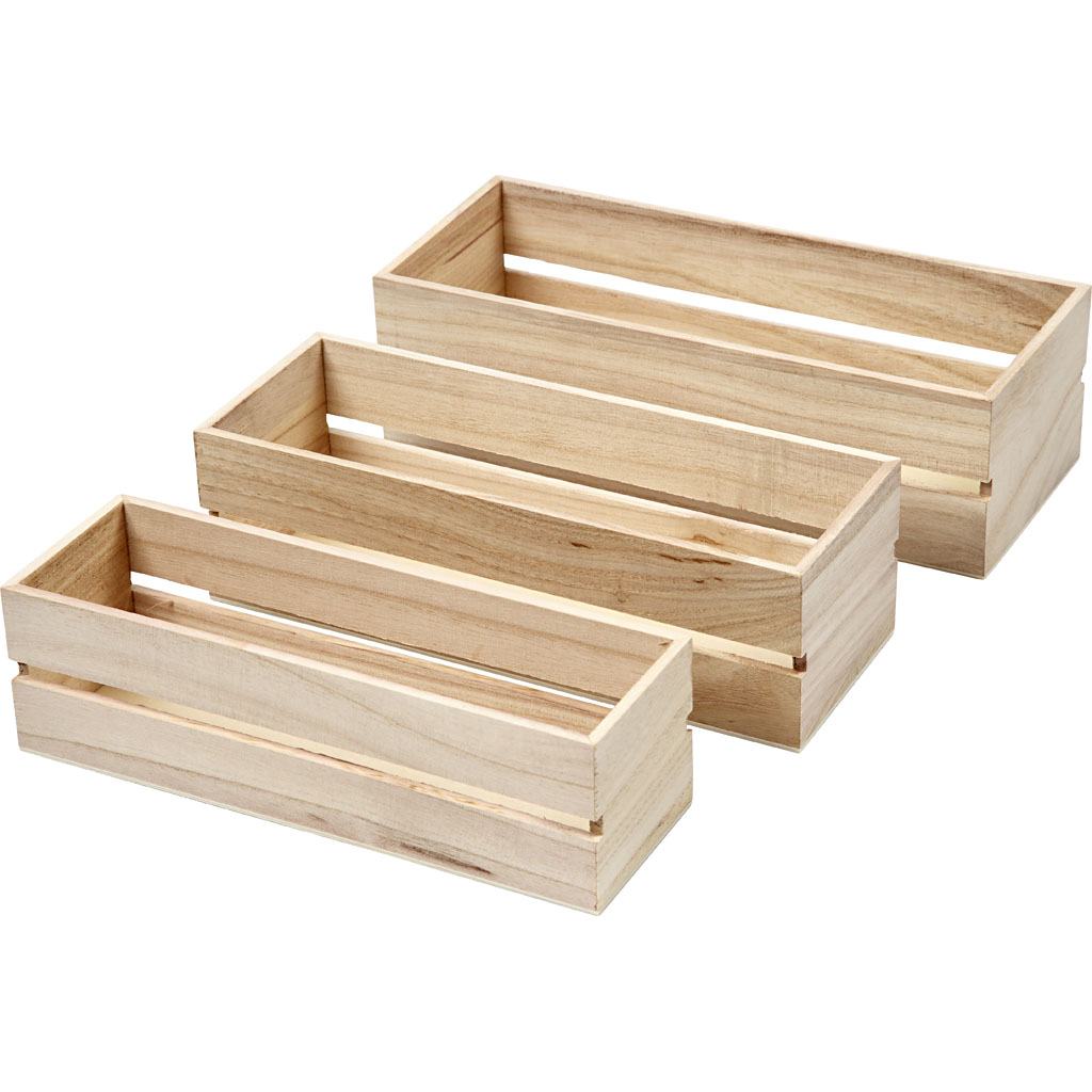 Trekasse Creativ Company 3 stk/1 Sett