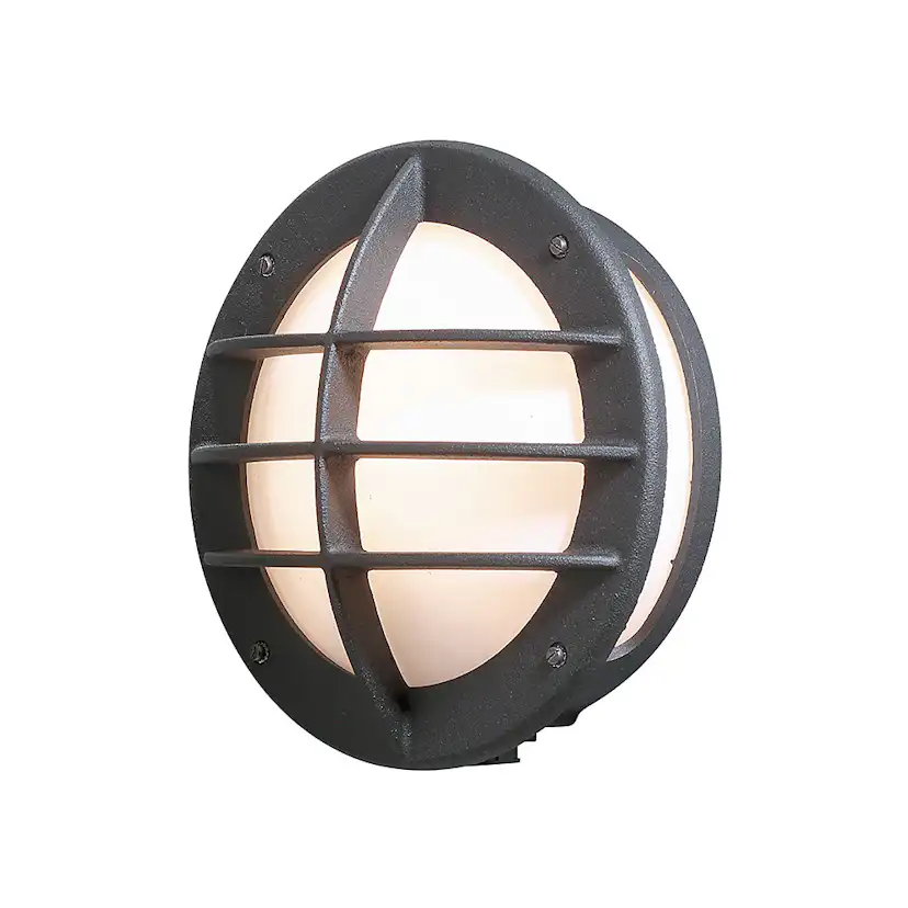 Vegglampe Gnosjö Konstsmide Oden E27 Stikkontakt