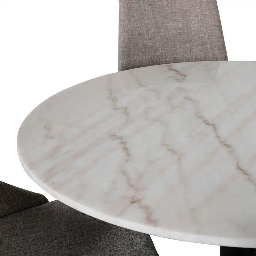 Spisegruppe Venture Home Estelle med 4 Leone Stoler