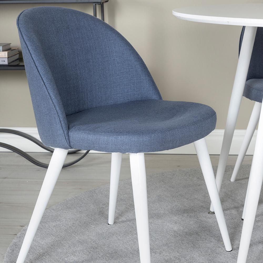 Spisegruppe Venture Home Plake med 4 Valentina Stoler Polyester Rundt