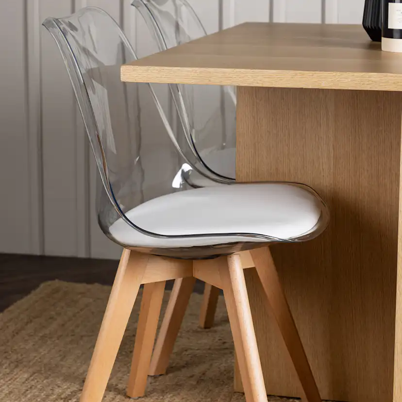 Spisegruppe Venture Home Leo med 4 Edvin Stoler