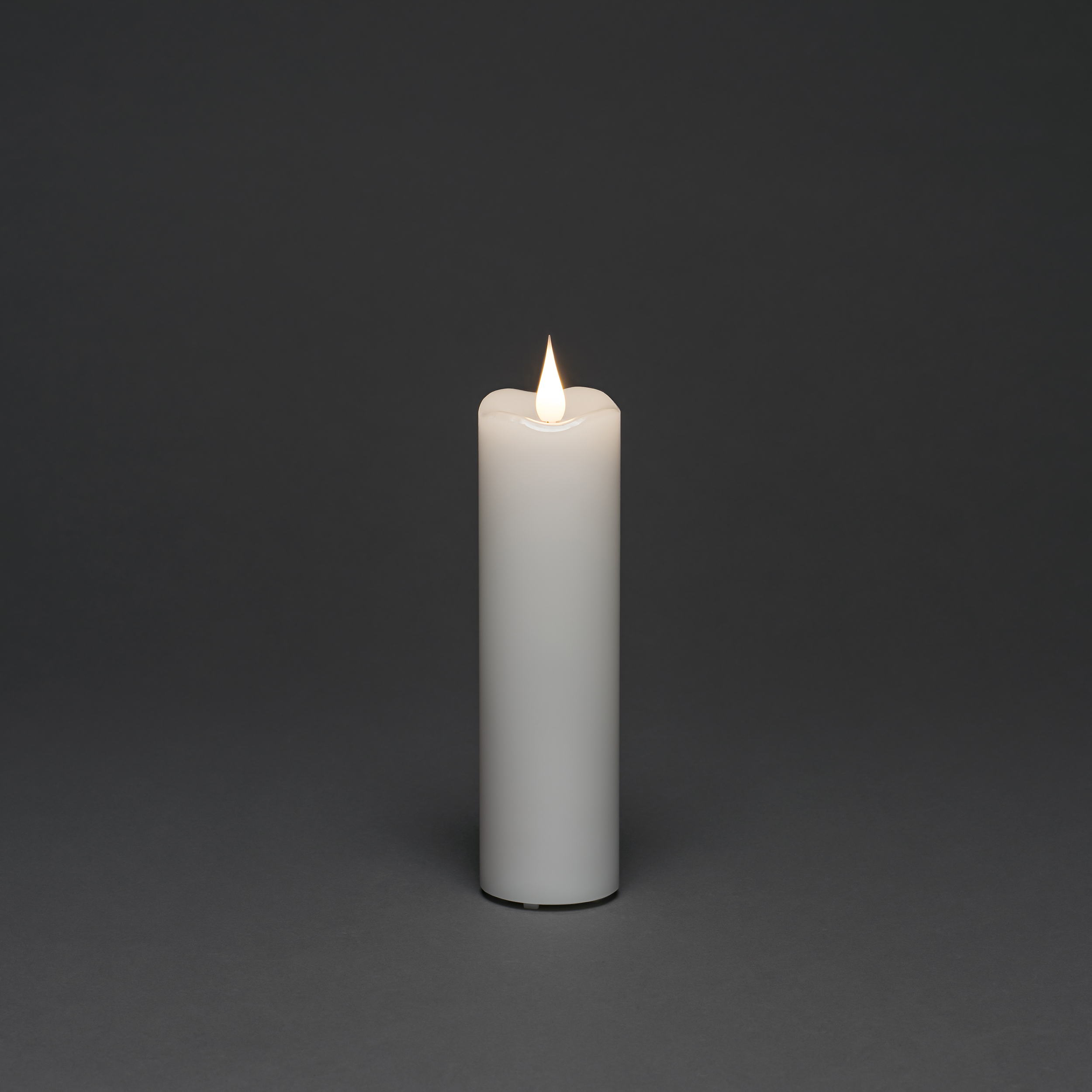 Vokslys Gnosjö Konstsmide 5x17,8 cm LED Hvit