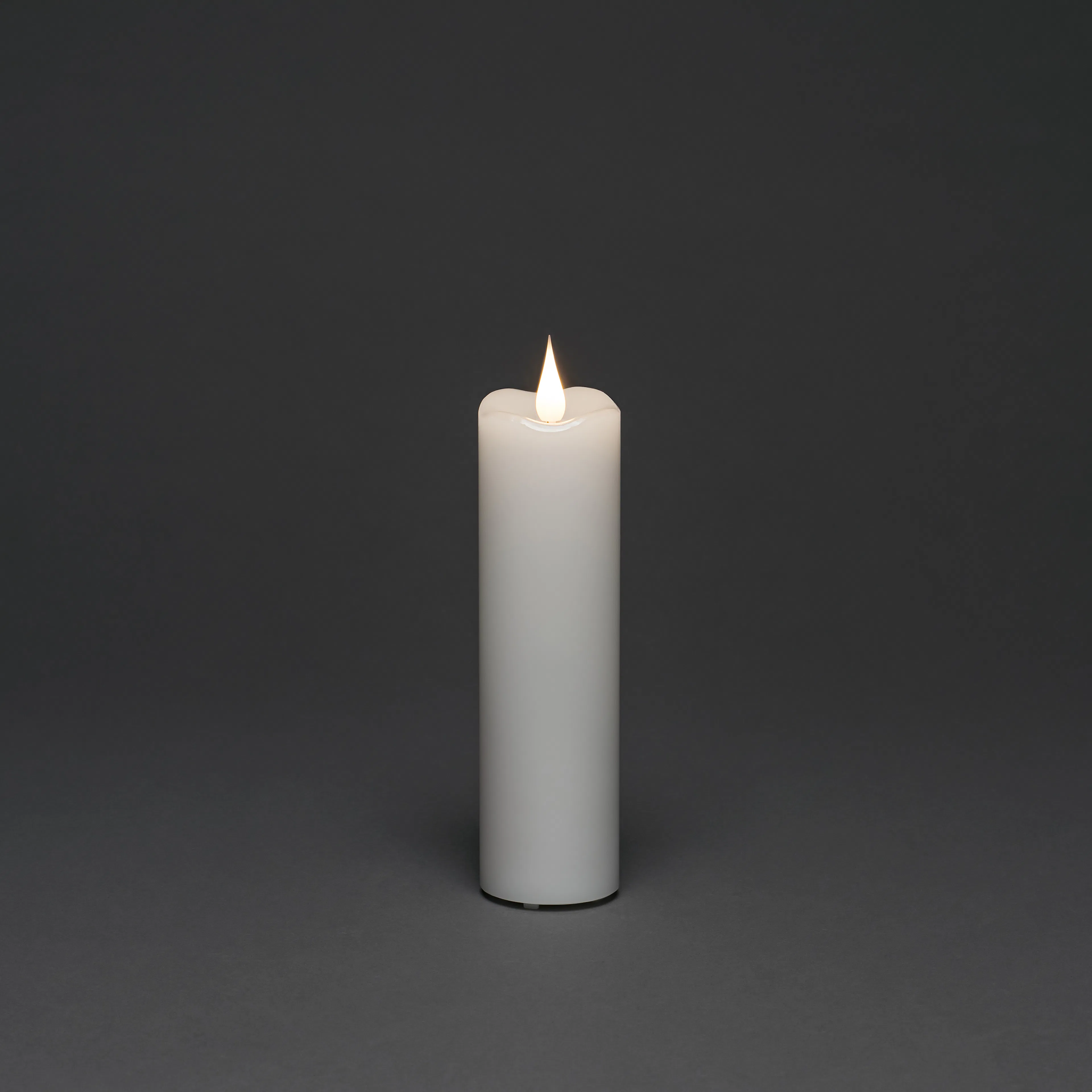 Vokslys Gnosjö Konstsmide 5x17,8 cm LED Hvit