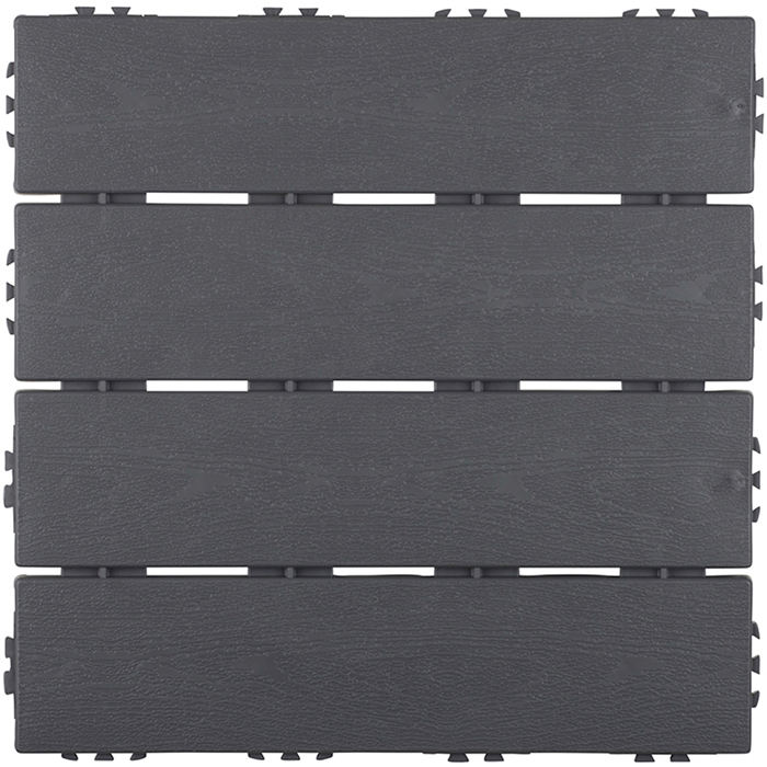 Golvplatta Hestraplattan WoodLook Iron Ore Golvtrall i Plast