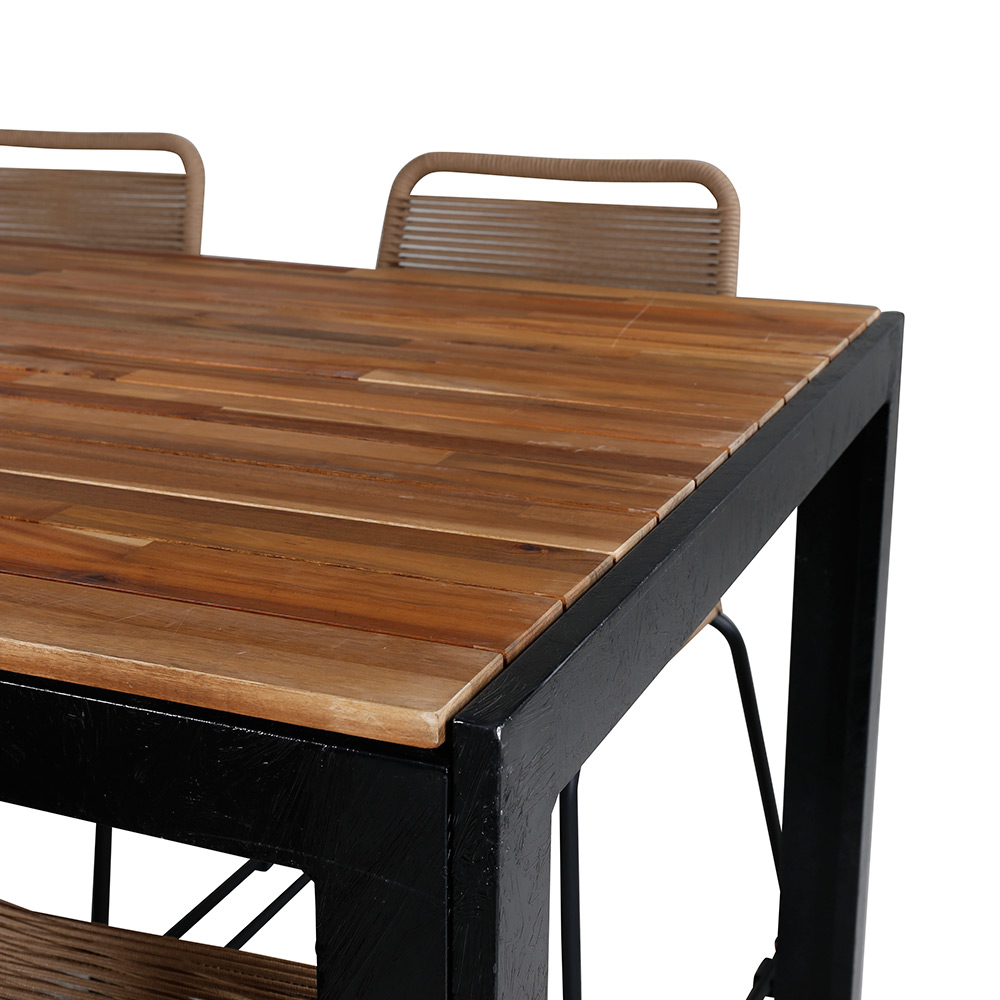 Spisegruppe Venture Home Bois med 6 Levi Stoler