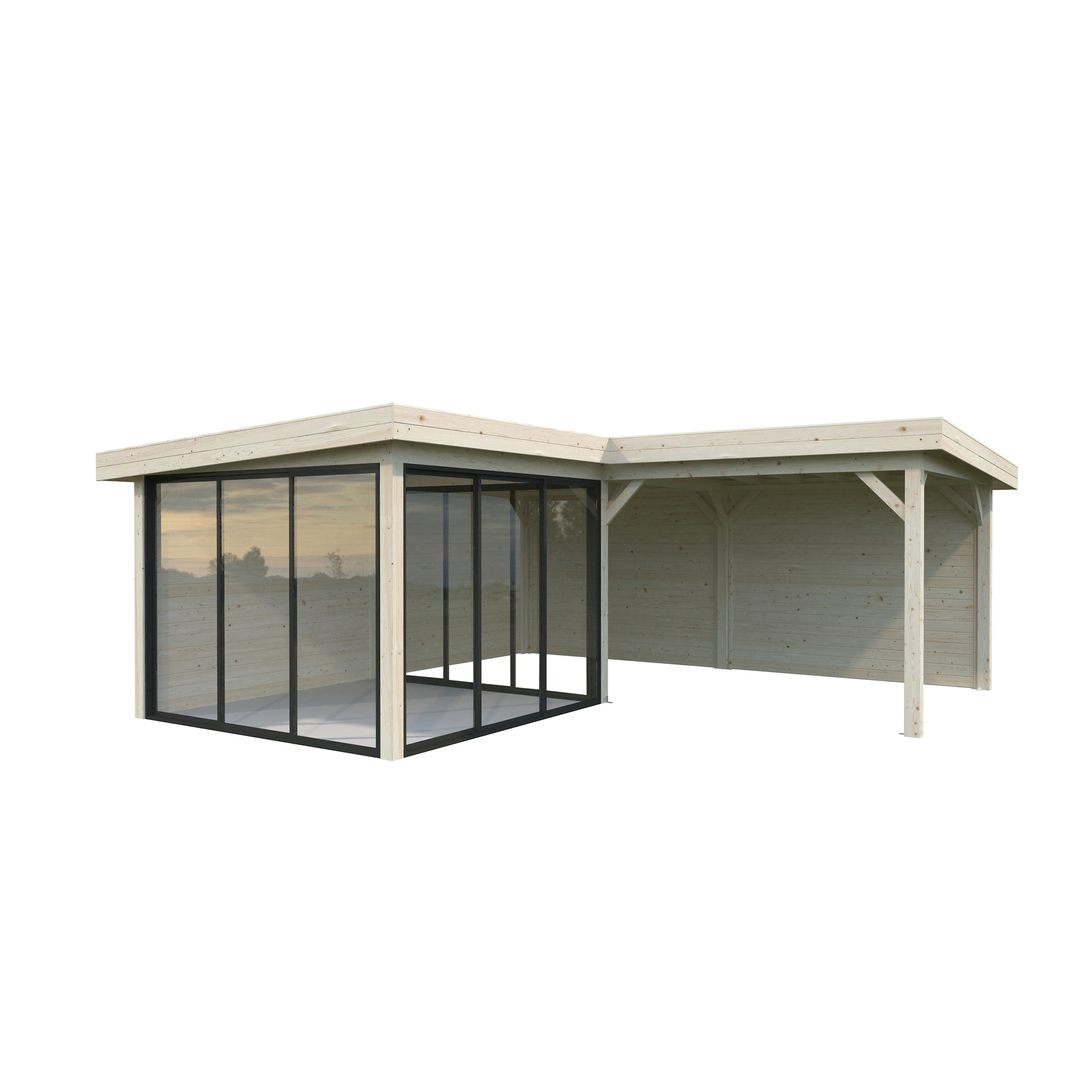 Hagestue Palmako Lenna 24,9 m2 Set 412 Slide