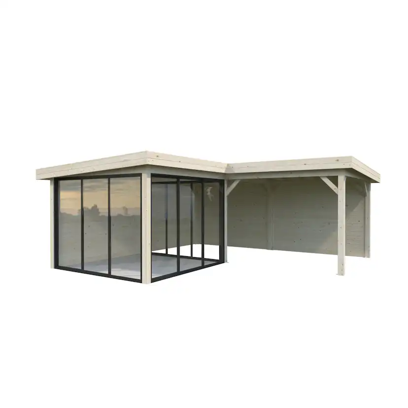 Hagestue Palmako Lenna 24,9 m2 Set 412 Slide