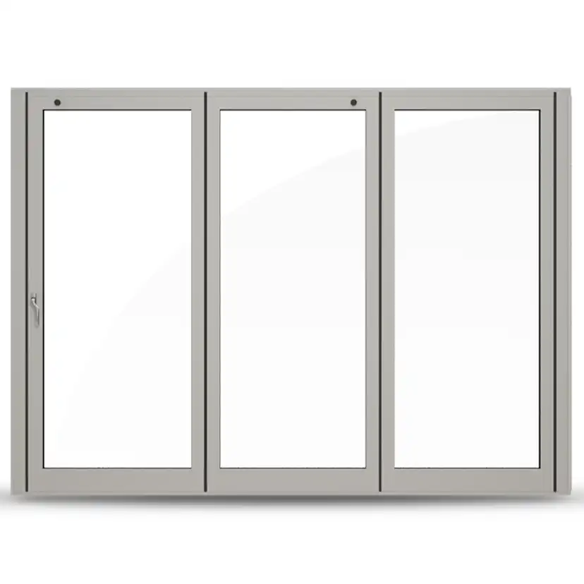 NorDan FD HelAlu 30x21H 3-D RAL9010 Utadsl Foldedør NorDan HelAlu 3-dørs Hvit