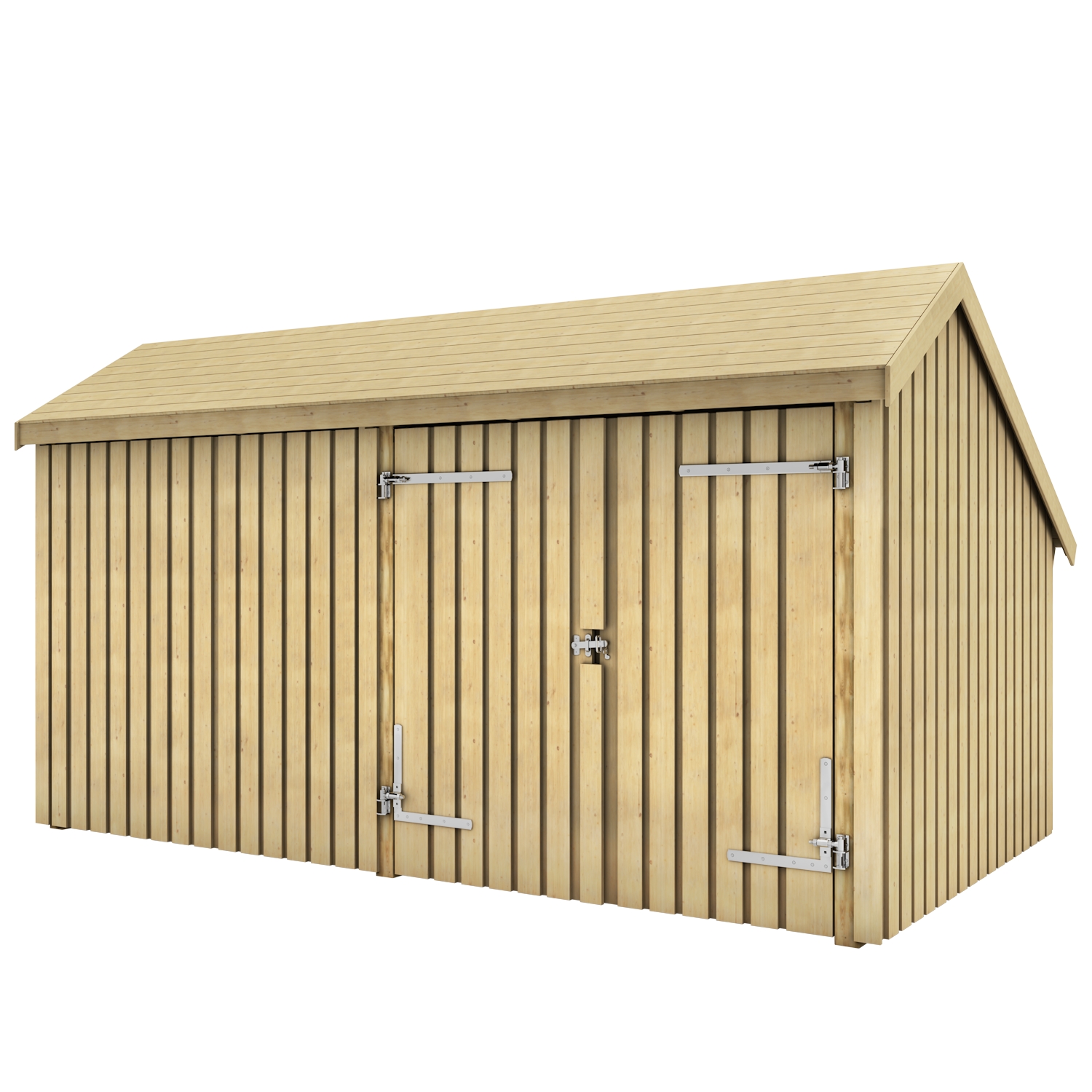 Multibod PLUS 2 Moduler Lukket Ubehandlet 10,5 m2