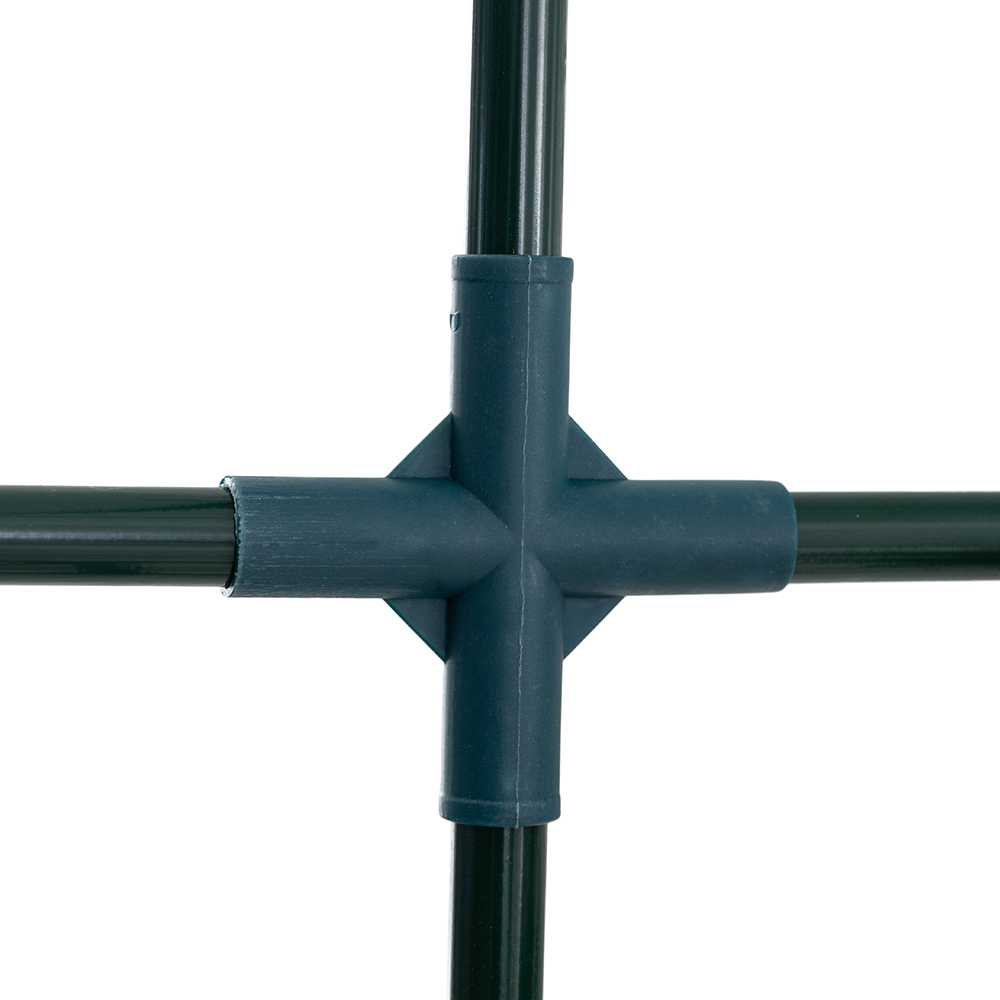 Plastdrivhus Metalcraft 8 hyller Transparent