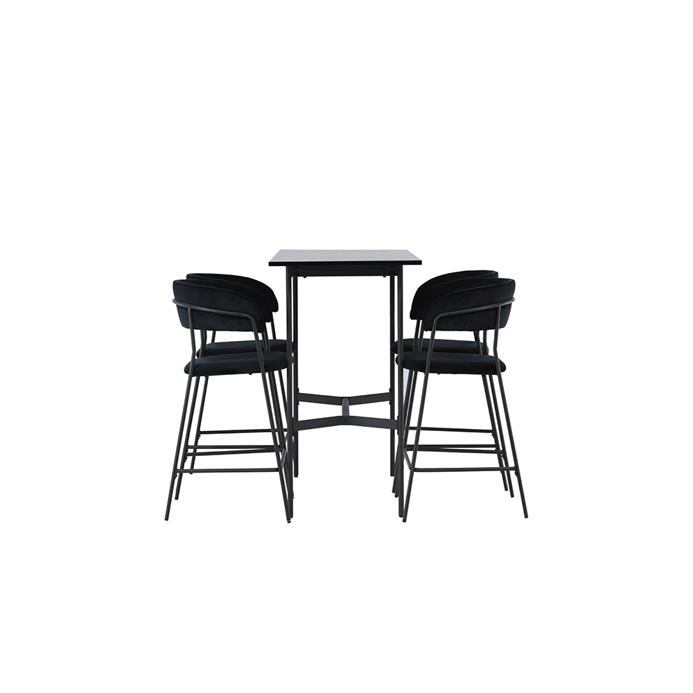 Spisegruppe Venture Home Rax med 4 stk Lui Stoler