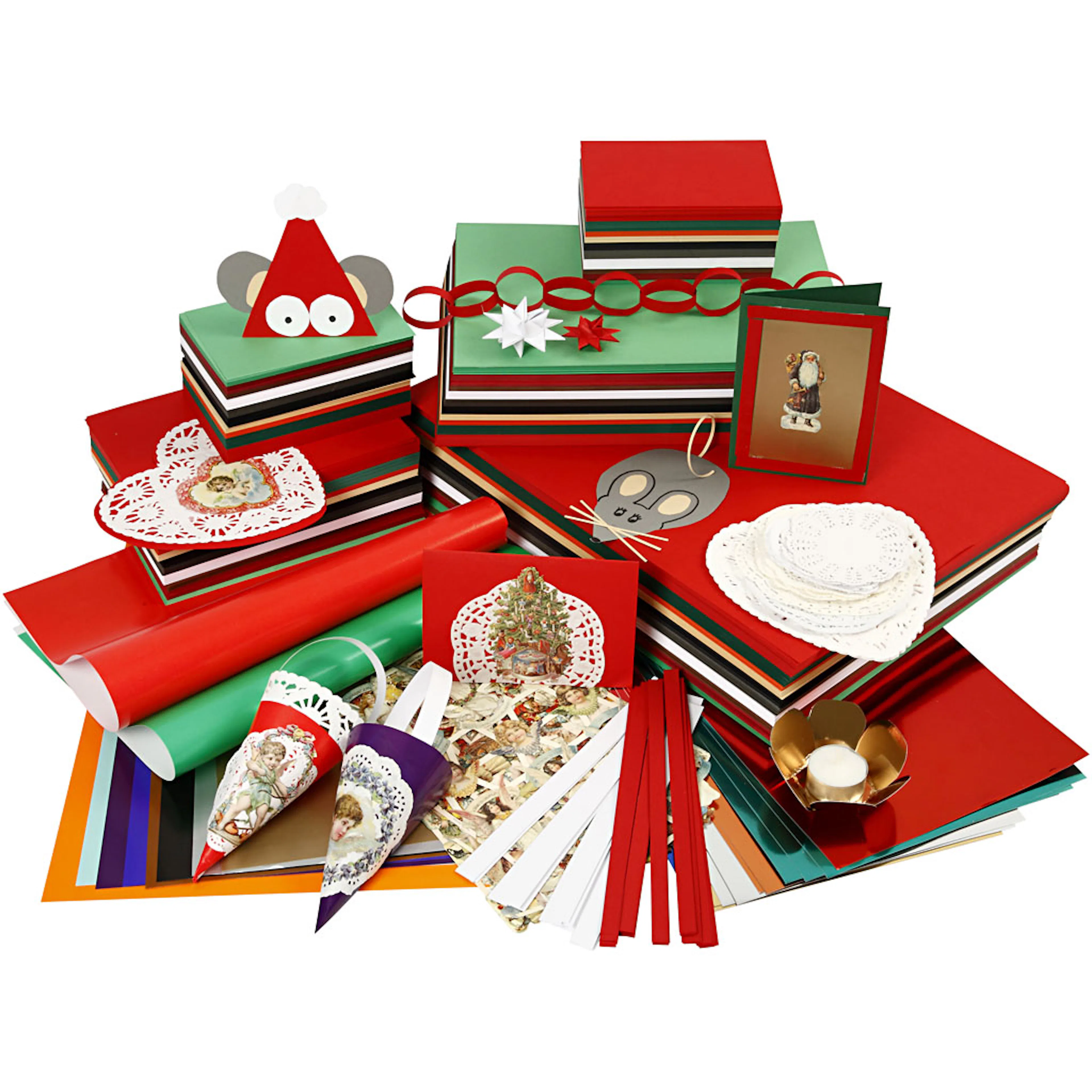Materiellsett Creativ Company Barnas KlippePk Ass Farger 1 Sett