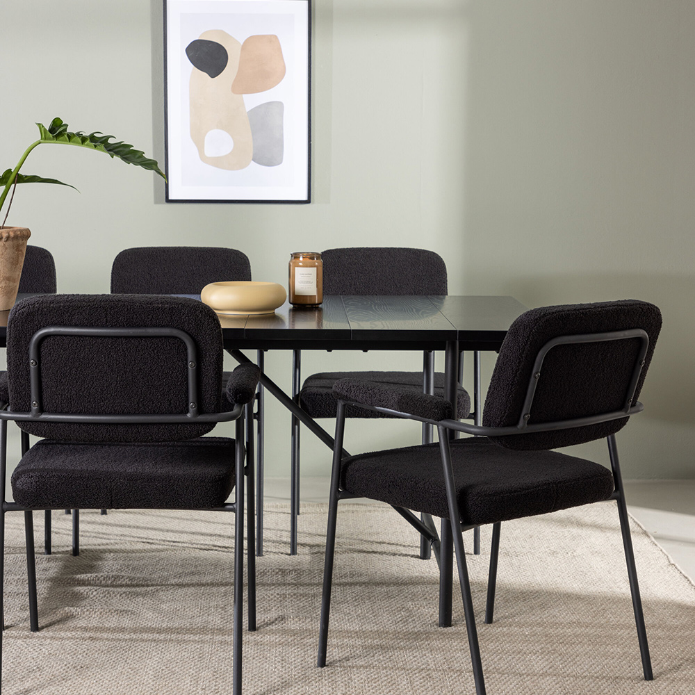 Spisegruppe Venture Home Astrid med 6 Yesterday Stoler