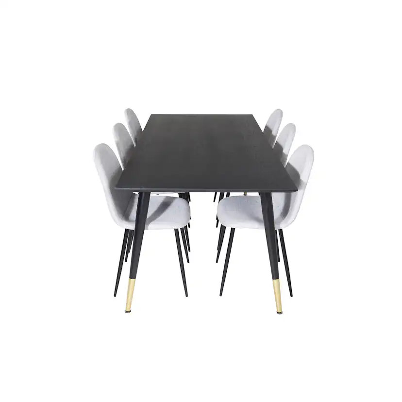 Spisegruppe Venture Home Dipp med 6 Polar Stoler