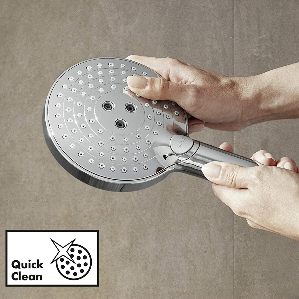 Takdusjsett Hansgrohe Raindance E 300 ShowerSelect Square 1jet