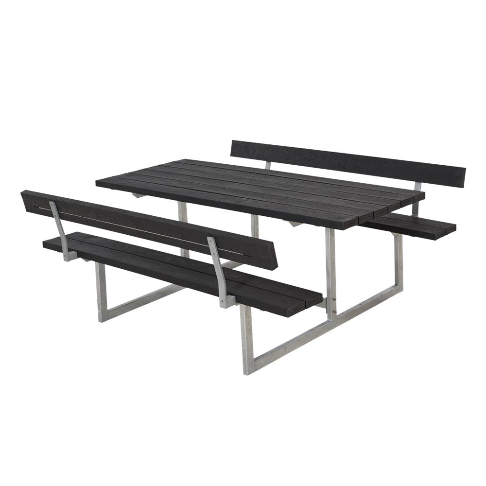 Benkbord PLUS Basic Plast Svart
