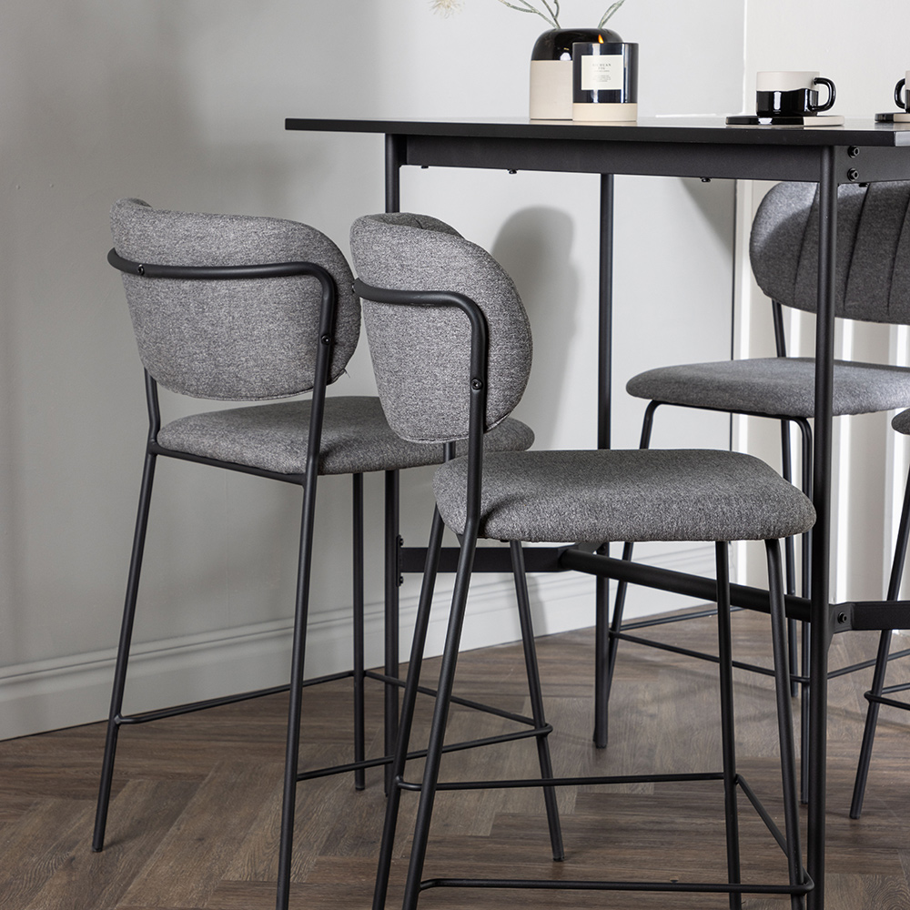 Spisegruppe Venture Home Rax med 4 stk Bell Stoler