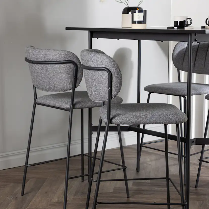 Spisegruppe Venture Home Rax med 4 stk Bell Stoler