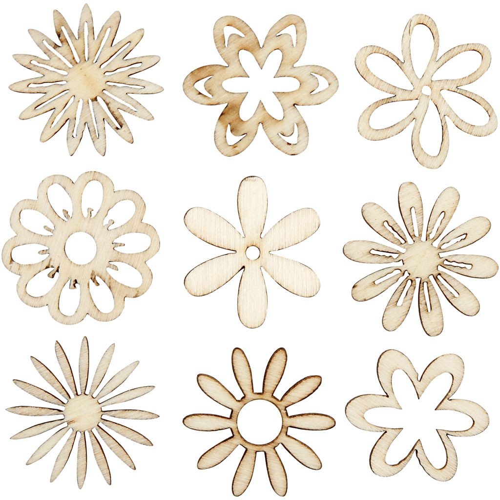 Trepynt Creativ Company Blomster Str 28 mm 45 St/1 Pk