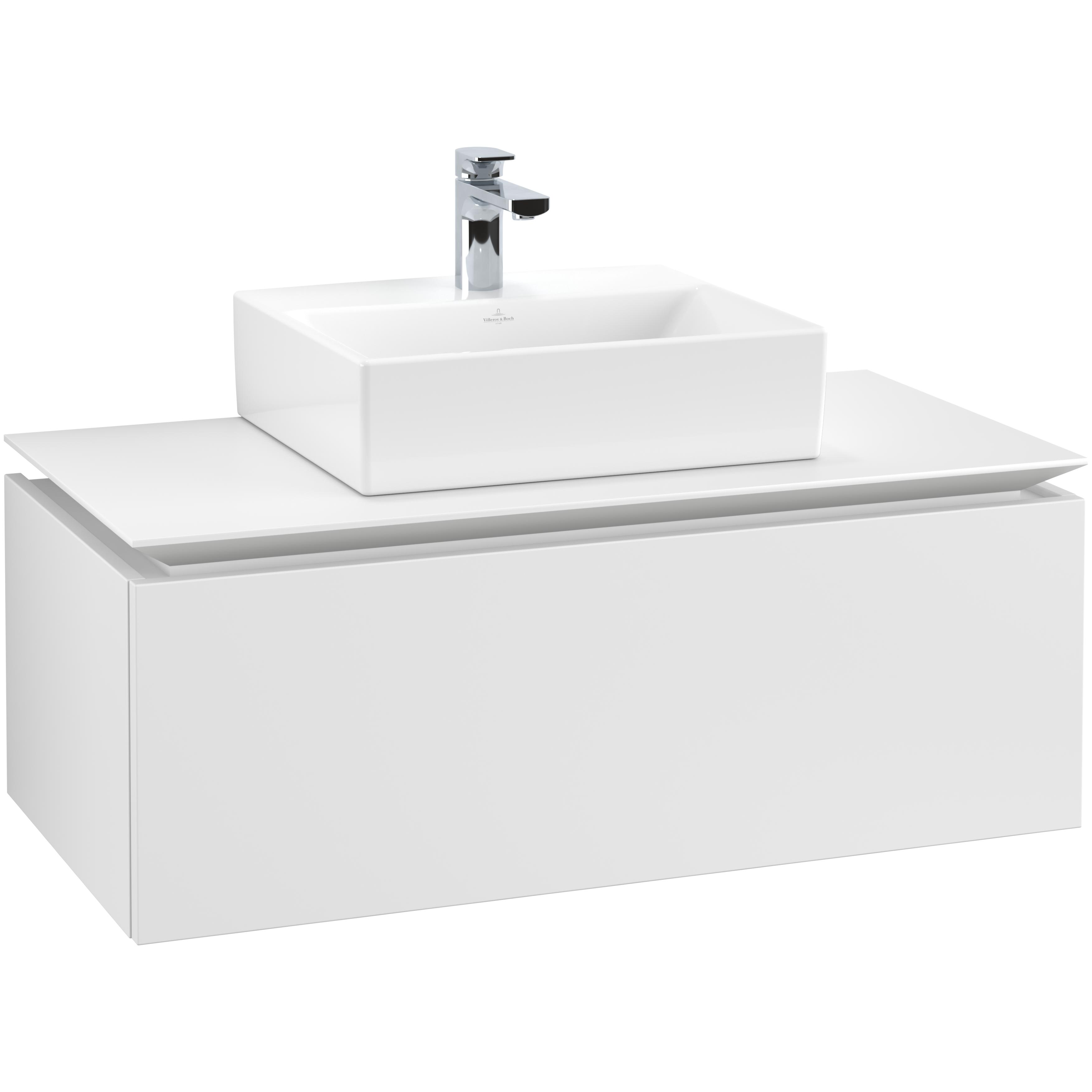 Tvättställsskåp Villeroy & Boch Legato Kompakt 1000 med 1 Låda för Tvättställ från Memento | badrum - badrumsmobler - tvattstallsskap-och-kommod | KakelKungen